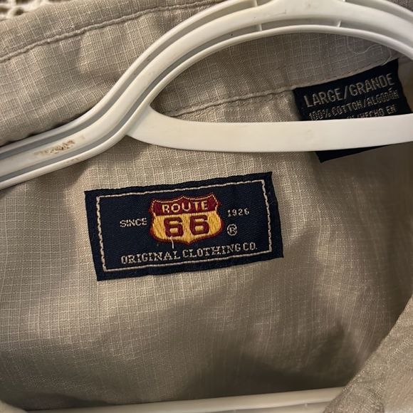 Route‎ 66 men’s large button down shirt - Picture 8 of 8